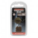 RUBBERS SCHOCK BEADS 4mm KORALIK BRĄZOWY 25szt