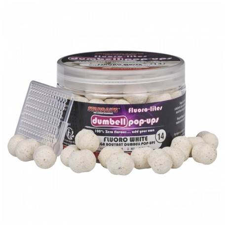 Fluorolite Dumbells White 14 mm 60gr