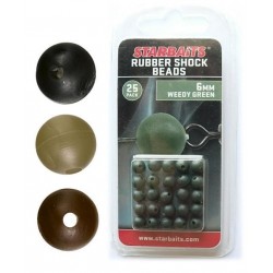Rubber Shock Beads 6mm Koralik Brązowy