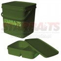 Wiadro Square Bucket 11l z uchwytem, miską i pokrywą